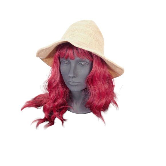 Knit Witch Hat Soft Point Cottagecore Boho Sun Hat Beige NEW - Picture 12 of 12